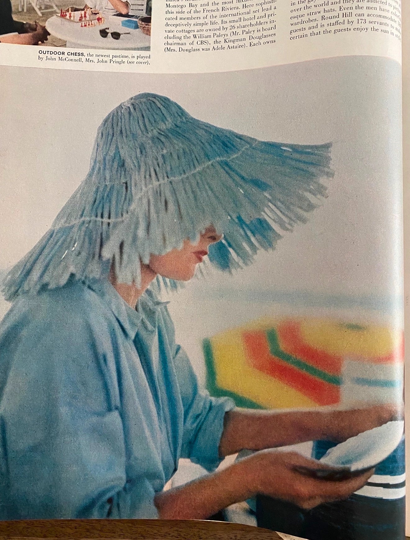 Vintage analog collage art process