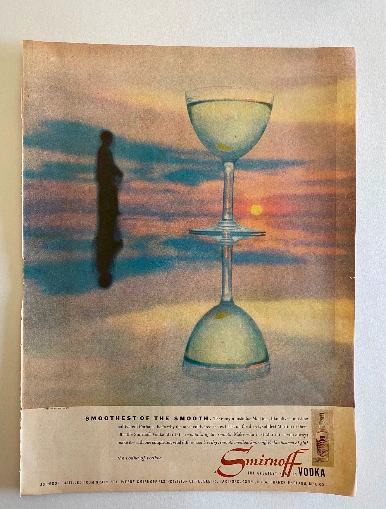 Vintage analog collage art process